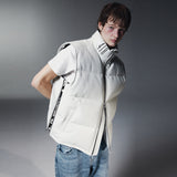 BOLDEST GOOSE PADDED VEST-WHITE