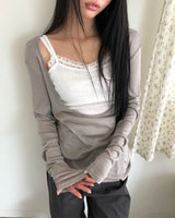 オルズ リネン ロングスリーブ Tシャツ
