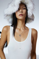 Belt Drop Ball Y Chain Necklace