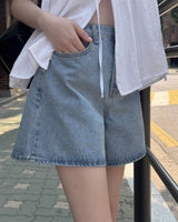 Lemin デニムショートパンツ