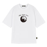 HOLY MIRROR BALL OVER FIT SHORT-SLEEVED T-SHIRT_WHITE
