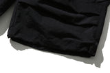 ビッグ ポケット ナイロン バミューダパンツ(Black)