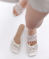 LACE VEIL TOE SOCKS_TT6S711IV