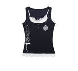 Evania Crest Lace Tank