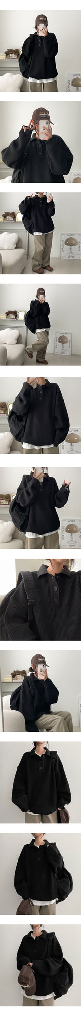 Annie Boxy Daily Collar Knitwear