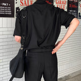 LMN エアークールベルトセットアップショートスリーブジャケット (3 colors)