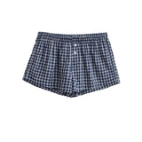 レトロチェックボクサーショーツ 231646393