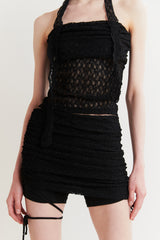 BELLA SKIRT PANTS black