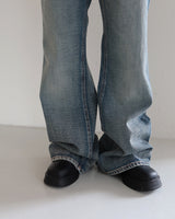 Boy Fit Straight Wide Bootcut Jeans