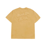 24FW アップリケロゴピグメントショートスリーブTシャツイエロー