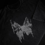 Butterfly-printed Short-Sleeved T-shirt / D747406118682 