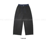 (Lining brushed) カラーブロックウエストパンツ