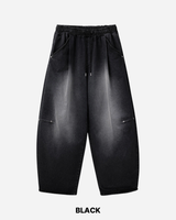 Dot Brush Denim Pants