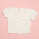 HONEY LACE PUFF T-SHIRT
