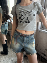 [S/S] レギュラープリンティングハーフTシャツ(3color)