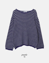 #Lumia Border One Shoulder Loose Knit (4color)