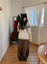Suguru Wool Nordic Round Knit