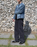 Kami Patch Carpenter Pants (Beige)