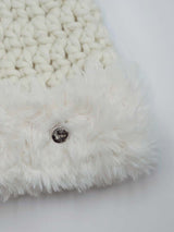 Eskimo Fakefur Beanie - Ivory