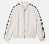  Mirei Two-Way Double Line Biker Leather Jacket