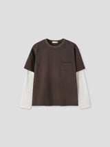 ワッフルレイヤード長袖Tシャツ