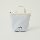 classic pouch_stripe handle skyblue
