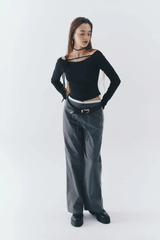  BLAIR STRAP TOP (BLACK)