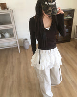 アレン フード付きラップ ロングスリーブ Tシャツ