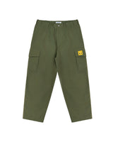 Patched Logo Cargo Pants - Green