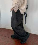 Imol Knit Wide Banding Pants