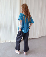 STEP BUTTON CROPPED PANTS