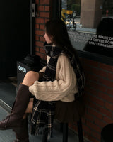 [ORIGINAL] Sand Color Heavy Knit Cardigan