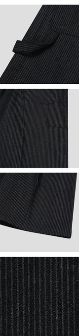 [S/S] ピンストライプバミューダパンツ