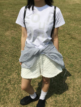 Pring Mix Lettering Crop Top (3c)