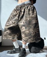 BASIC MILITARY カモフラージュバミューダ🩶💚💙🖤3COLOR