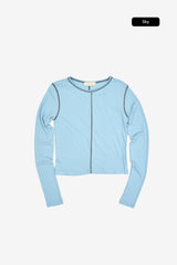 Marvik contrast seam tee