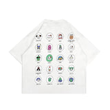 PEANUT STAIN - Friends White Boxy Tshirt
