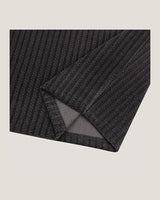 (M's) Velour Henley Neck Long Sleeve