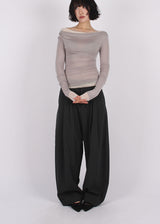PIN STRIPE BALLOON SLACKS