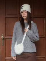 Hairy Mini Bag - Ivory