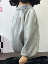 SWEAT BALLOON BACK POINT LONG PANTS🤎🖤🩶3COLOR