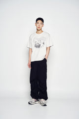 25SS ピグメントシューティングエイリアンショートスリーブTシャツ グレー