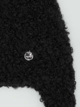 Clover Alpaca Earflap - Black