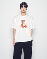 25FW ACテディーベア半袖Tシャツ クリーム