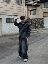 クロフードデニムジャケット