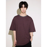 TWO-TONE STRIPE Overfit Short Sleeves (SSTSTDBASIC)