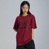 スワイプ 4 フューチャーTシャツ (BURGUNDY)