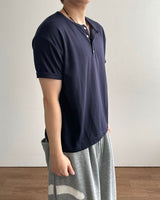 デイ ヘンリーネック クロップ ショートスリーブTシャツ