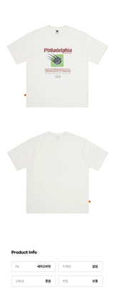 レタリング半袖Tシャツ【アイボリー】