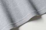 26SS★ テクスチャーヘンリーネックロングスリーブTシャツ